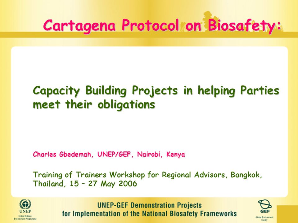 cartagena protocol on biosafety timeline